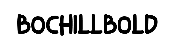 Bochill Bold  フリーフォントのダウンロード
