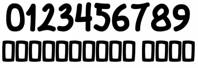 Bochill Bold Font OTHER CHARS