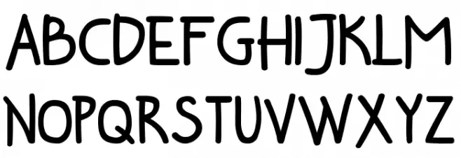 Bochill Schriftart Groß