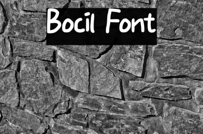 Bocil Font examples