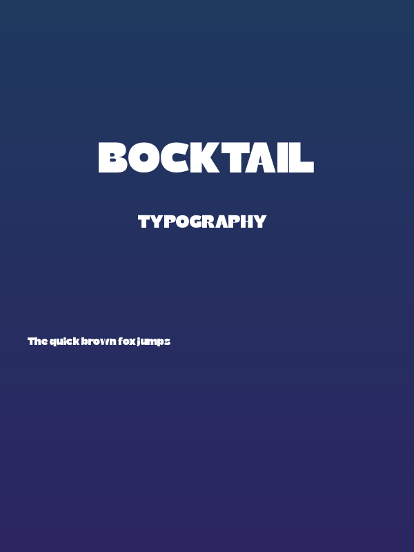 Bocktail Poster