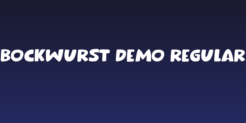 Bockwurst DEMO Regular Social Header