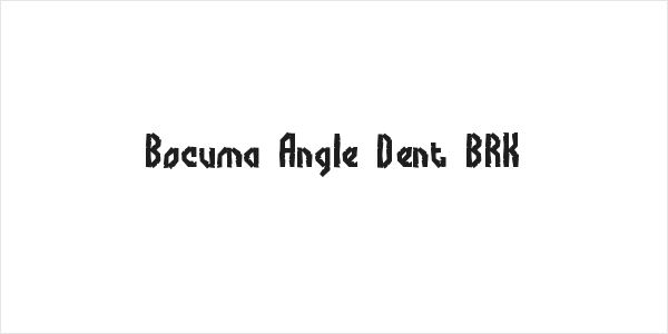Bocuma Angle Dent BRK Logo