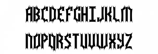 Bocuma Batty BRK Schriftart Groß