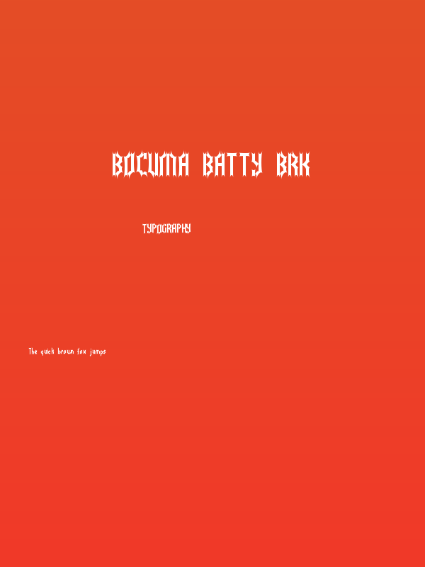 Bocuma Batty BRK Poster