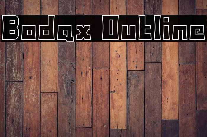 Bodax Outline Example 2