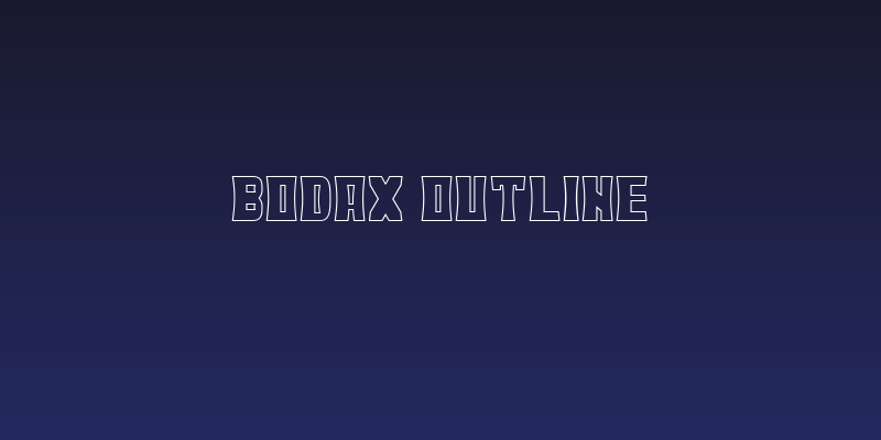 Bodax Outline Social Header