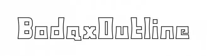 BodaxOutline  تنزيل الخطوط