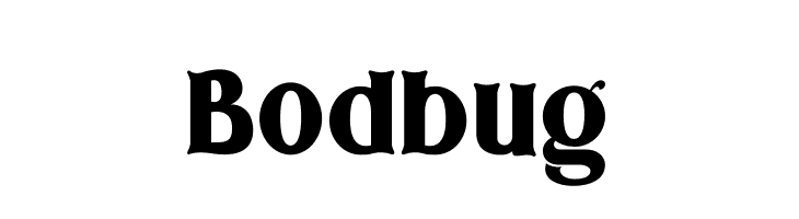 Bodbug  免费字体下载