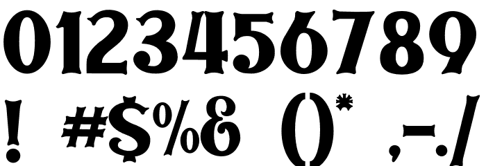 Bodbug Font OTHER CHARS