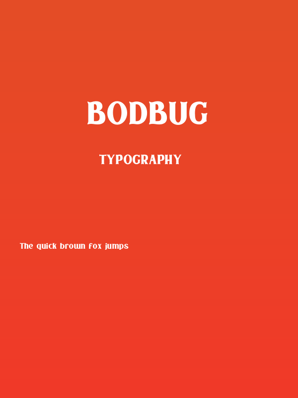 Bodbug Poster