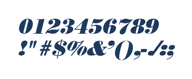 Boden Esperanto Kursiva Other Characters