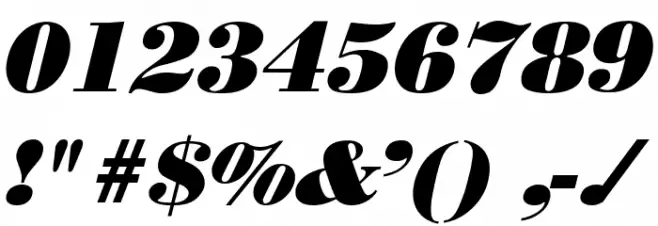 Boden Esperanto Kursiva Font OTHER CHARS