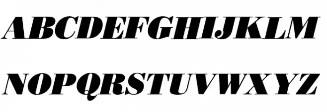 Boden Esperanto Kursiva Шрифта ВЕРХНИЙ