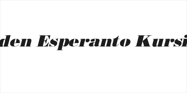 Boden Esperanto Kursiva Logo