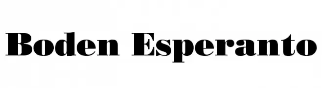 Boden Esperanto  Скачать бесплатные шрифты