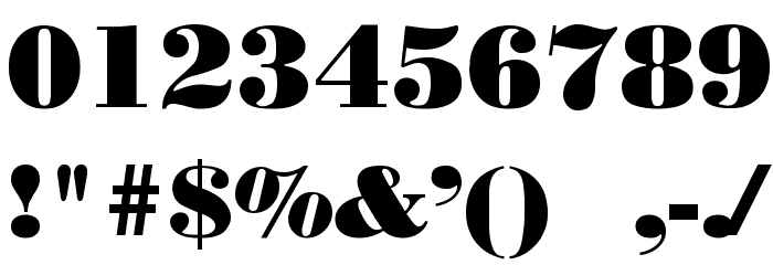 Boden Esperanto Font OTHER CHARS