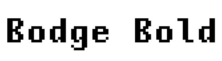 Bodge Bold  Free Fonts Download