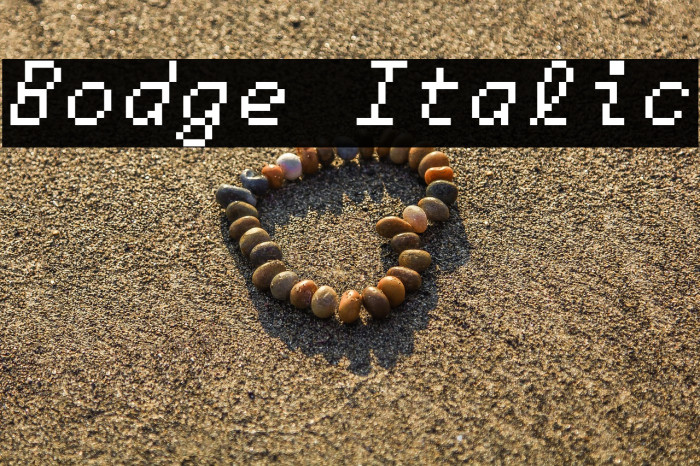 Bodge Italic Example 1