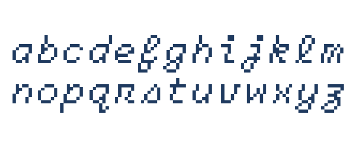 Bodge Italic Lowercase