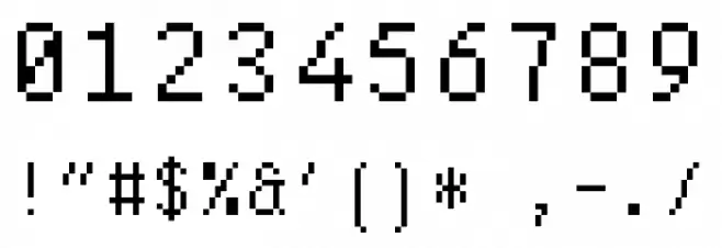 Bodge Regular Font OTHER CHARS