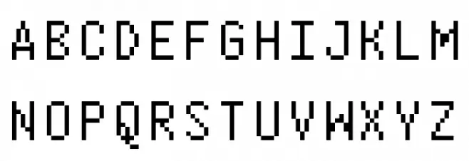 Bodge Regular フォント 大文字