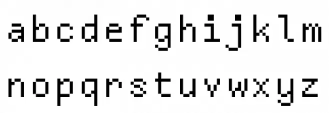 Bodge Regular Font Litere mici