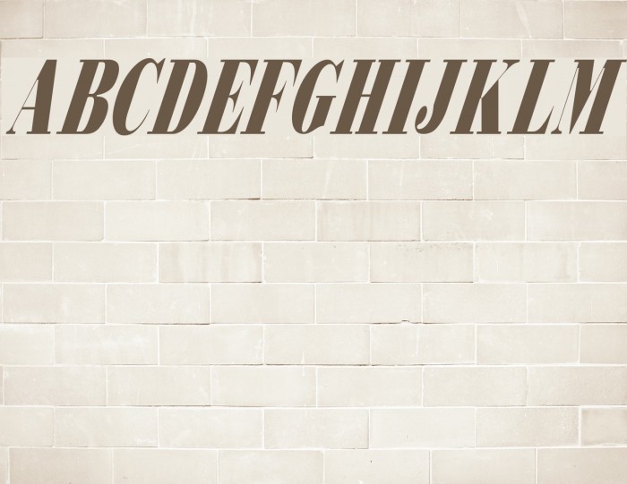 Bodidly-Conde 2 Font examples