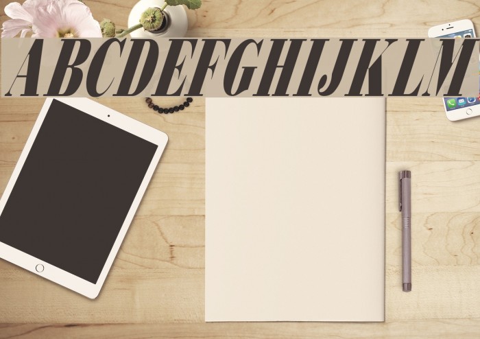 Bodidly-Conde 2 Font examples