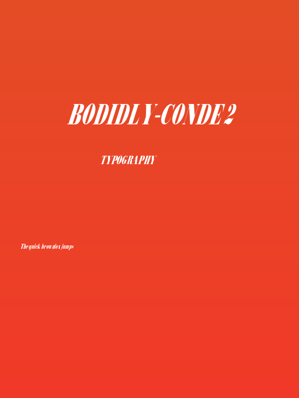 Bodidly-Conde 2 Poster