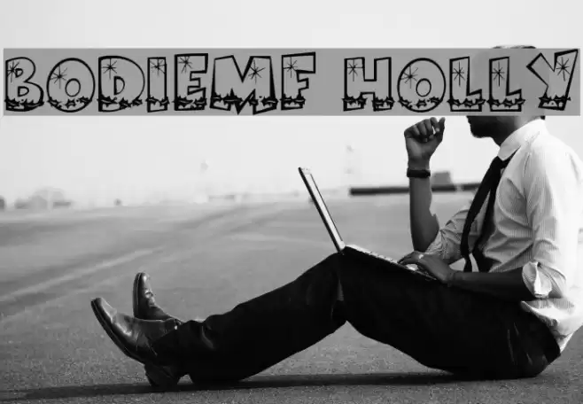 BodieMF Holly Font examples