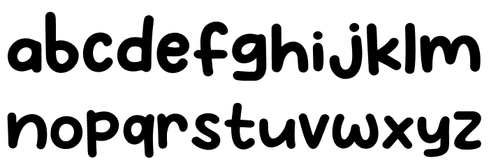 Bodo Amat Font LOWERCASE