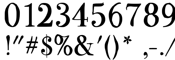 BodoFlo Font OTHER CHARS