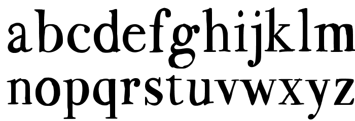 BodoFlo Font LOWERCASE