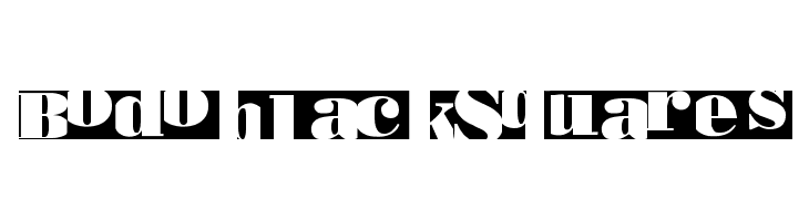BodoblackSquares  免费字体下载