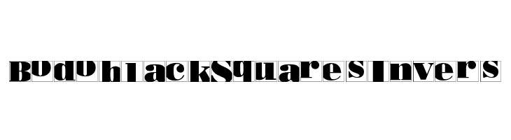 BodoblackSquaresInvers  Free Fonts Download
