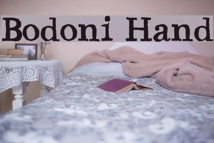 Bodoni Hand Font examples