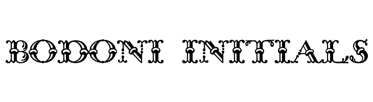 Bodoni Initials  नि: शुल्क फ़ॉन्ट्स डाउनलोड