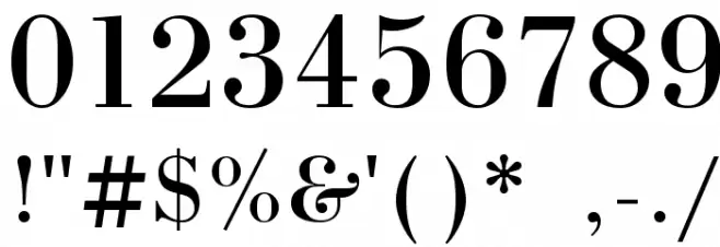 Bodoni Initials Font OTHER CHARS