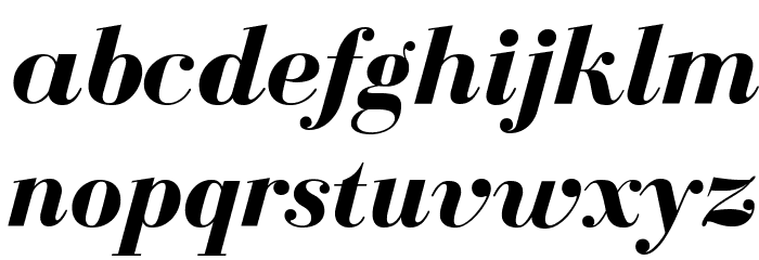 BodoniFLF-BoldItalic Font LOWERCASE