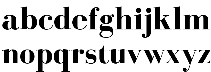 BodoniFLF-Bold Font LOWERCASE