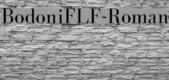BodoniFLF-Roman Font examples