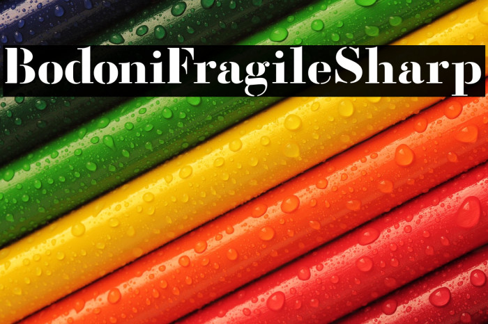 BodoniFragileSharp Example 2