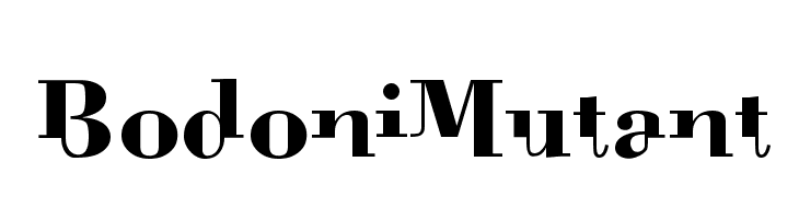 BodoniMutant  Descarca Fonturi Gratis