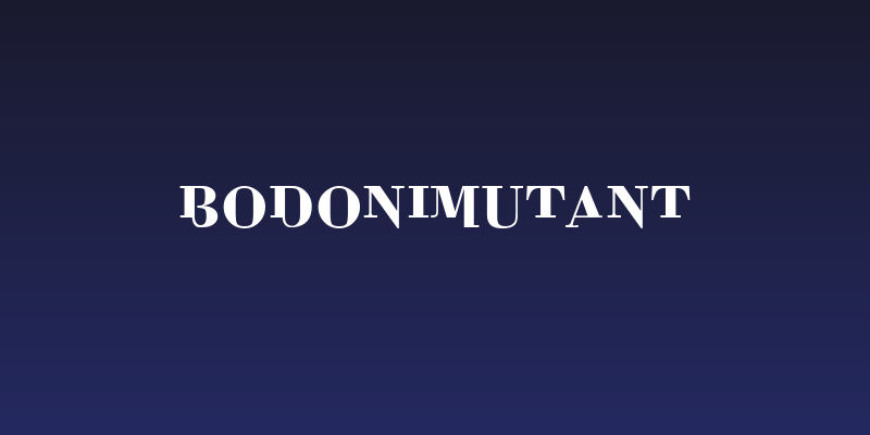 BodoniMutant Social Header