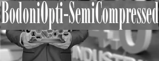 BodoniOpti-SemiCompressed Font examples