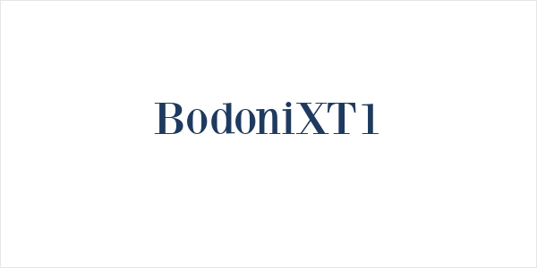 BodoniXT1 Logo