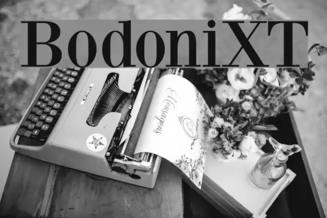 BodoniXT Font examples