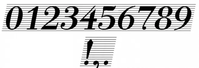 Bodonio Notebook Italic Font OTHER CHARS