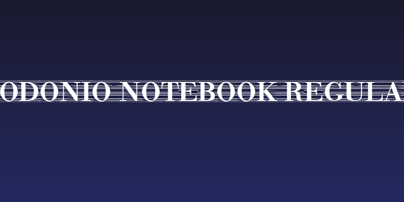 Bodonio Notebook Regular Social Header
